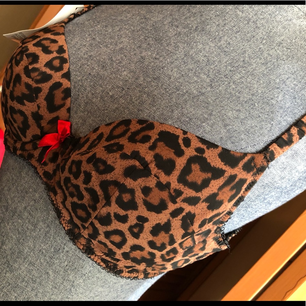 L’agent Provocateur Leopard Print Bra